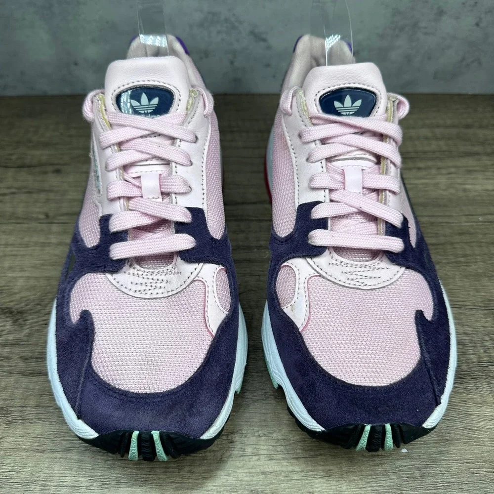 Adidas~Originals Falcon~Women's~Pink/Purple Running Shoes~Size 8